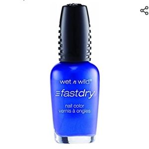 Last one!! NEW wet n wild | stay for shore 248A nail bottle cobalt blue neon